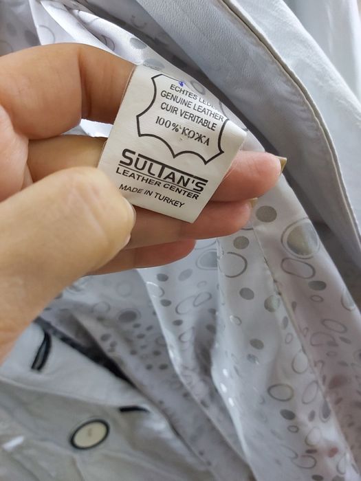 Trench piele marimea 42