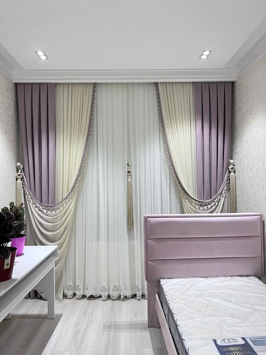 PARDA tikamiz so'nggi uslubdagi elita pardalar va dasturxonlar