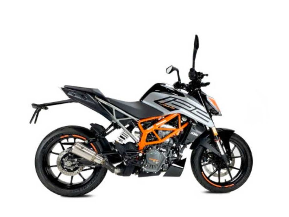 Оригинален ауспух IXRACE за KTM Duke / Husqvarna 125/390, RC 125/390, 2017-2025г.
