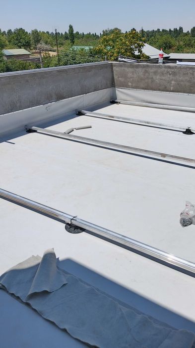 Монтаж ПВХ или ТПО мембран