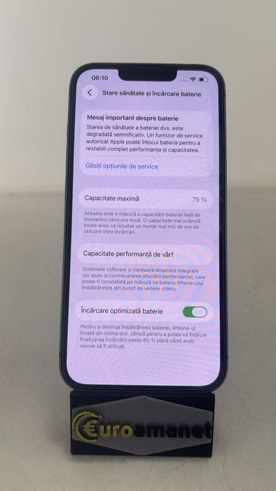 Telefon mobil Apple iPhone 14, 128GB, 5G / 75 % Bat -A-