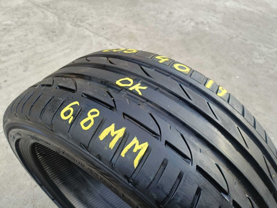 O anvelopa de vara 255 40 19 bridgestone potenza S001 profil de 6,8 mm