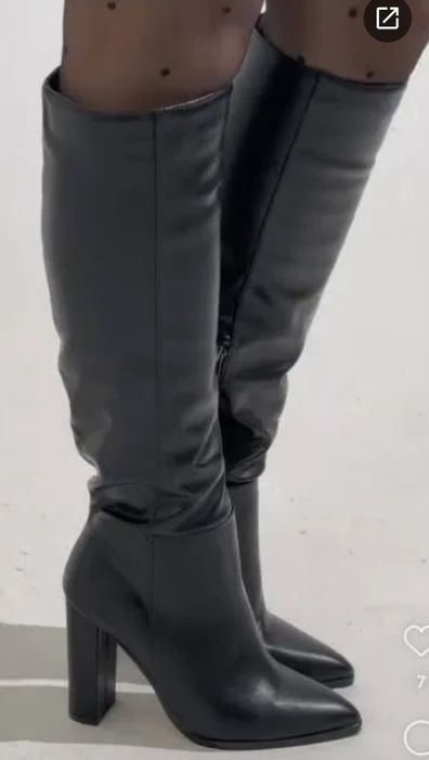 Сапоги кожанные. Новые.