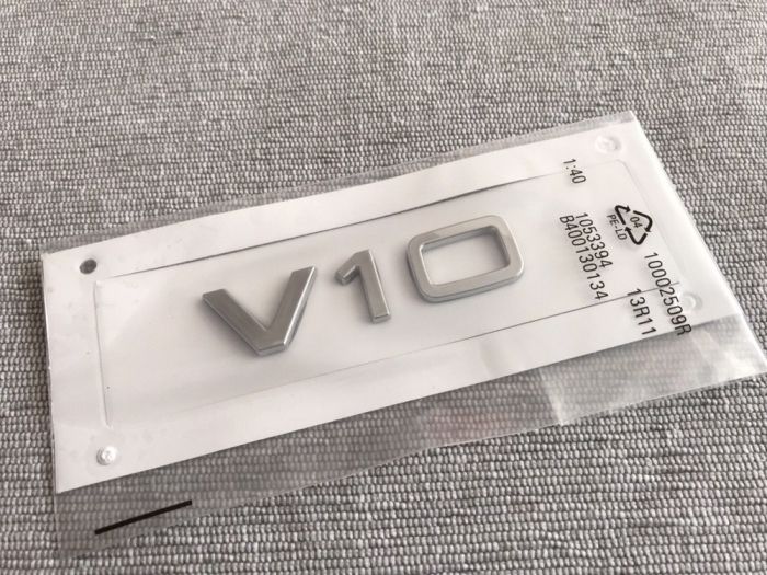 Emblema Audi v10 aripa crom