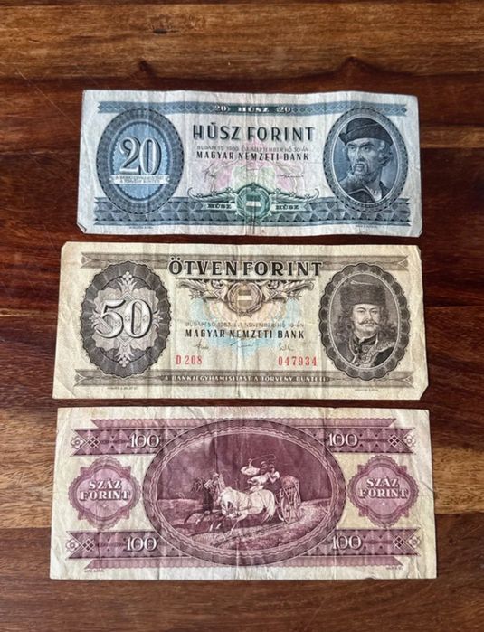 3 bancnote vechi Ungaria
