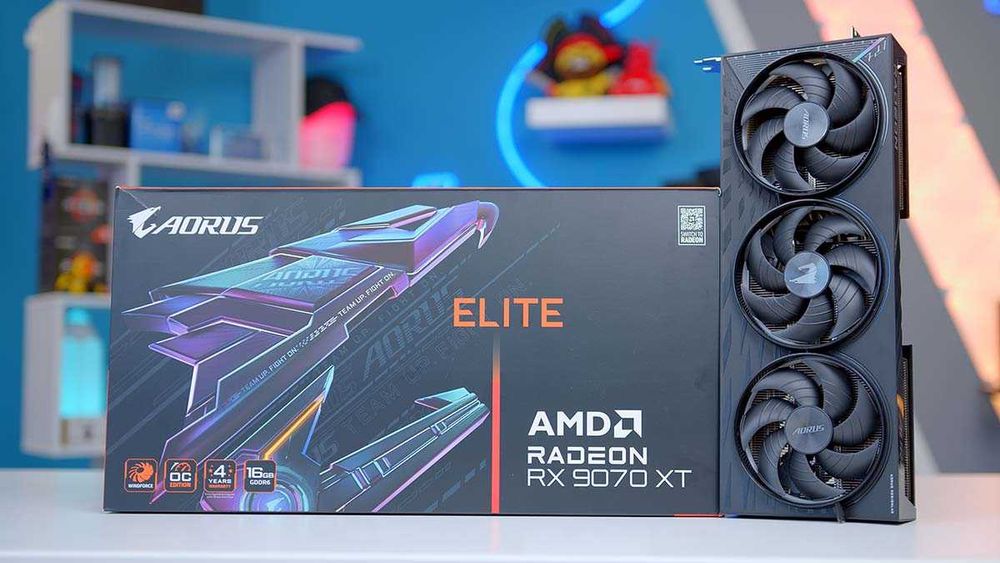 AORUS RX 9070 XT Elite / Чисто Нова / Гаранция