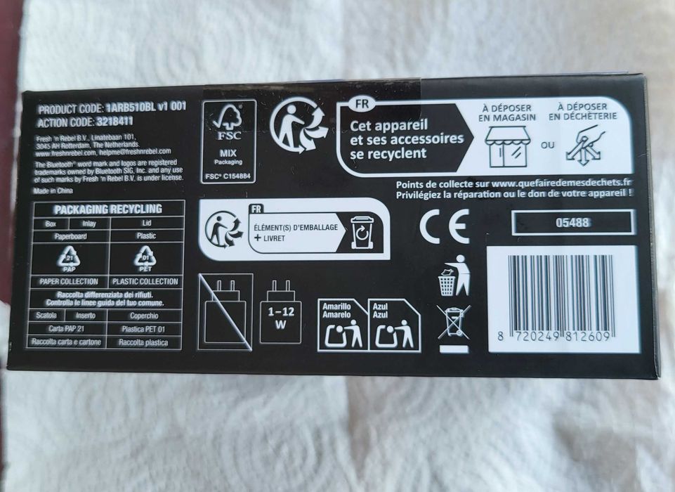 boxă bluetooth portabilă Fresh 'n Rebel,noua