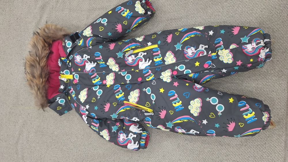 Детский зимний комбинезон