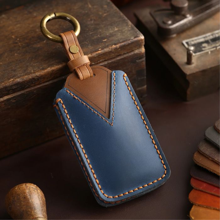 Кожен калъф за ключ карта Renault , Dacia