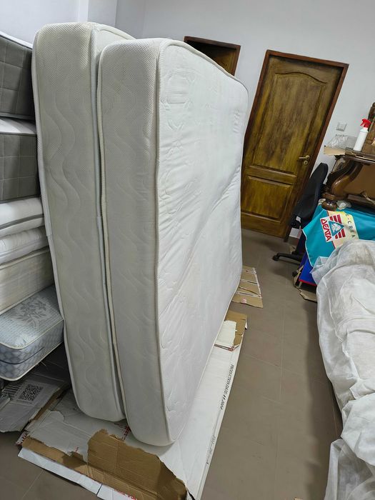 Saltele burete-spuma-arcuri-diferite marimi + Huse detasabile-import Germania