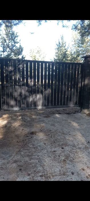 Откатные ворота.