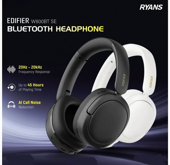 СКИДКА! Edifier W800BT SE  Беспроводные Наушники (Аналог Sony,JBL,)