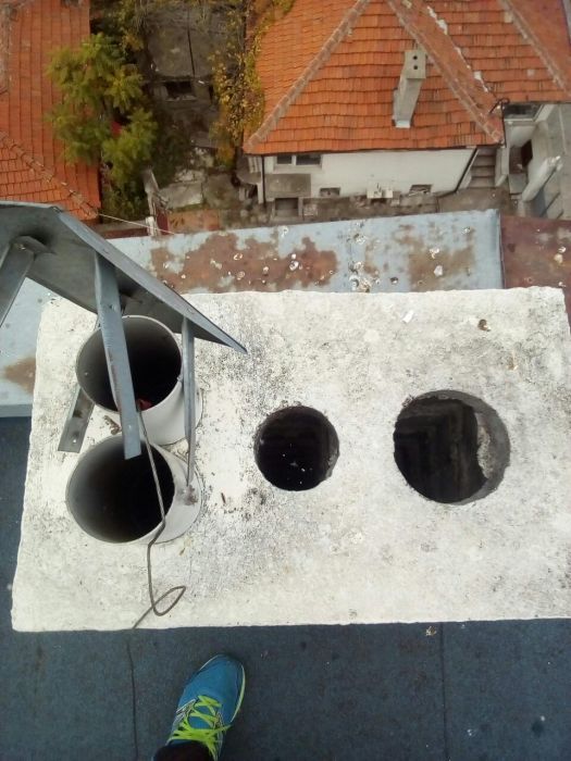 Коминочистач -Почистване на комини -Chimney sweeper