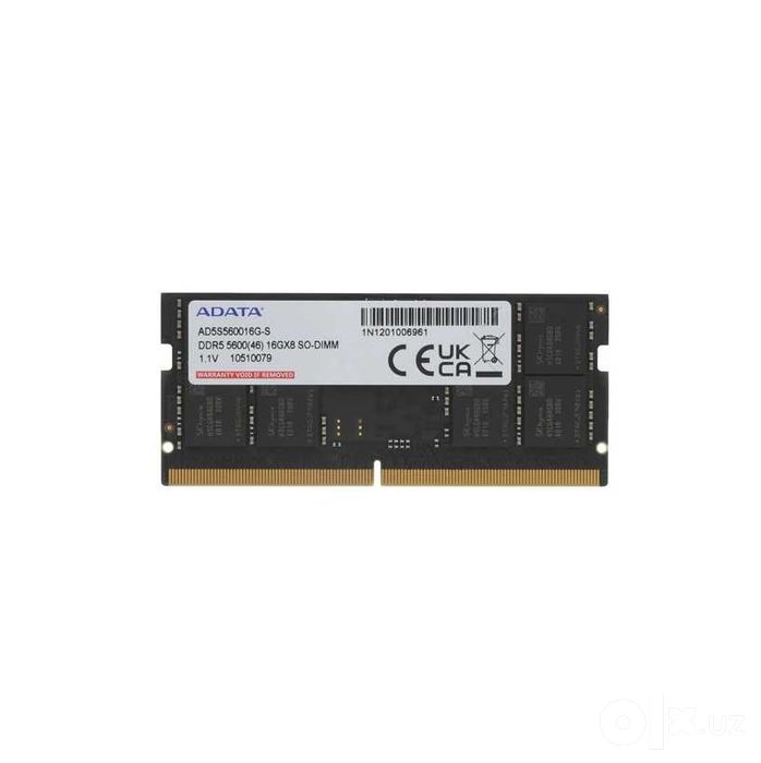 - Модуль памяти Adata DDR5 16GB 5600MHz SODIMM