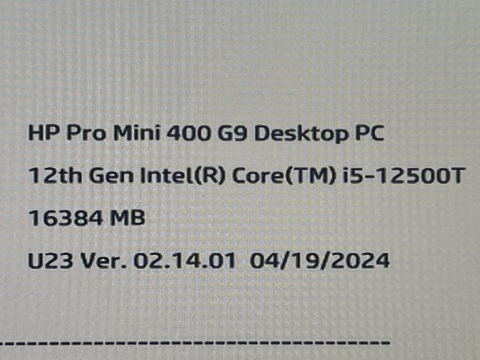 HP Pro Mini 400 G9