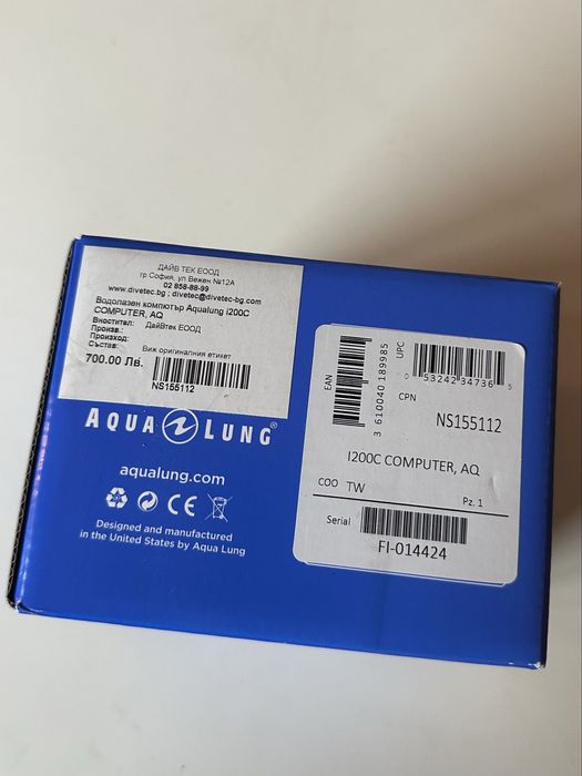 Водолазен компютър Aqualung i200C Computer