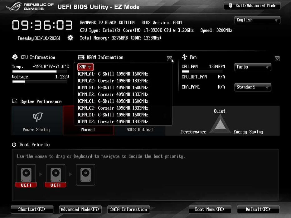 Дънна платка ASUS Rampage IV Black Edition X79 2011 DDR3 OVERCLOCK
