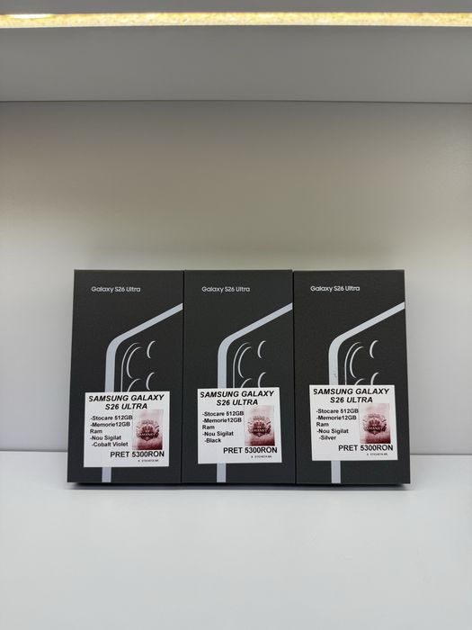 Samsung S26 Ultra 512GB nou sigilat silver kingamanet