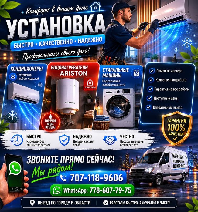 Установка кондиционеров