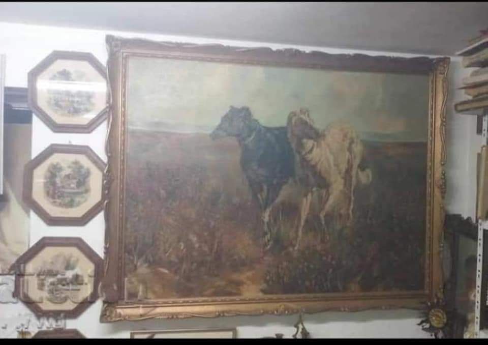 Представям ви едно уникално произведение в огромен размер -Хрътки