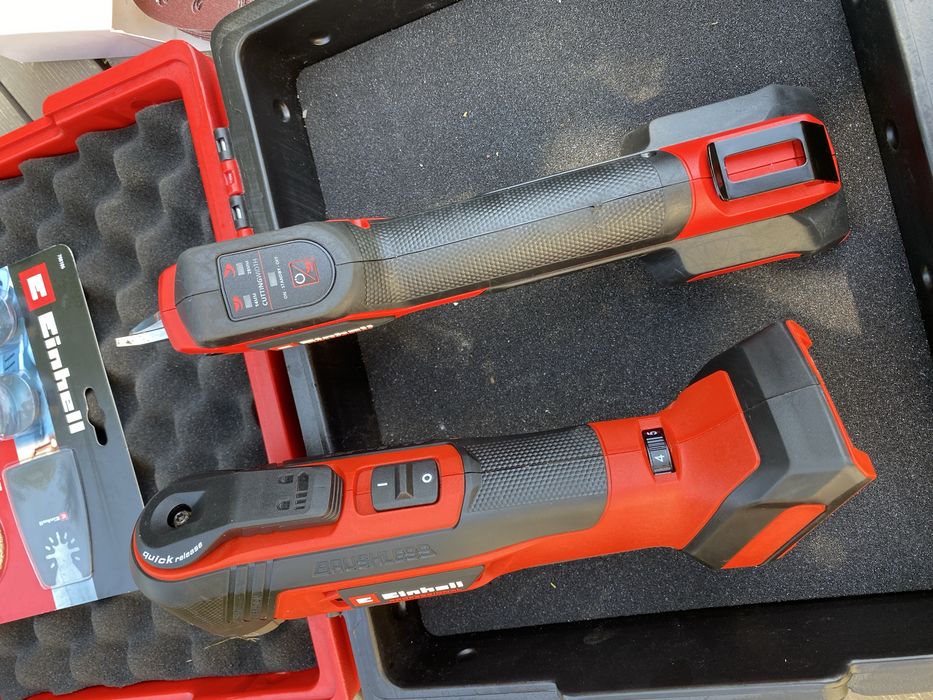 Set Scule Einhell Professional 18V Brushless (Foarfecă Crengi + Unealtă Multifuncțională) – În Casetă