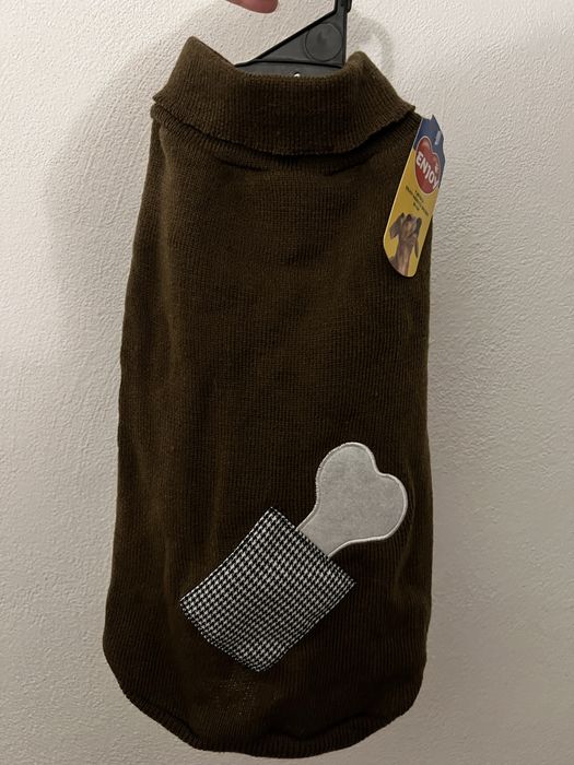 Vand hăinuță brown pantru caini 35cm noua cu eticheta