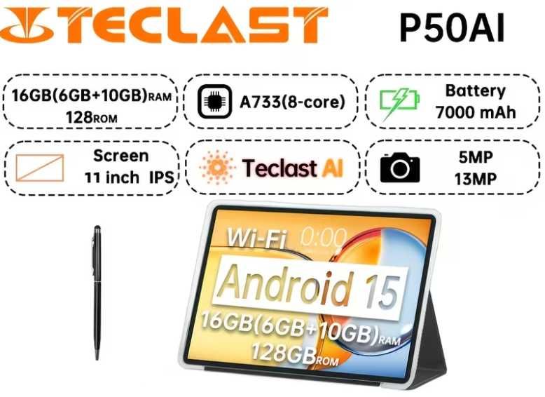 Vând tabletă Teclast P50 AI Android 15