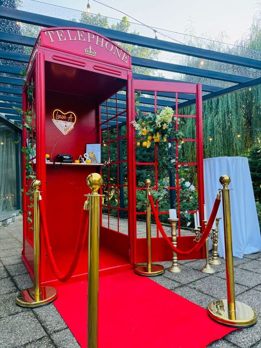 Cabină telefonică londobeza/audio guestbook / oglinda foto