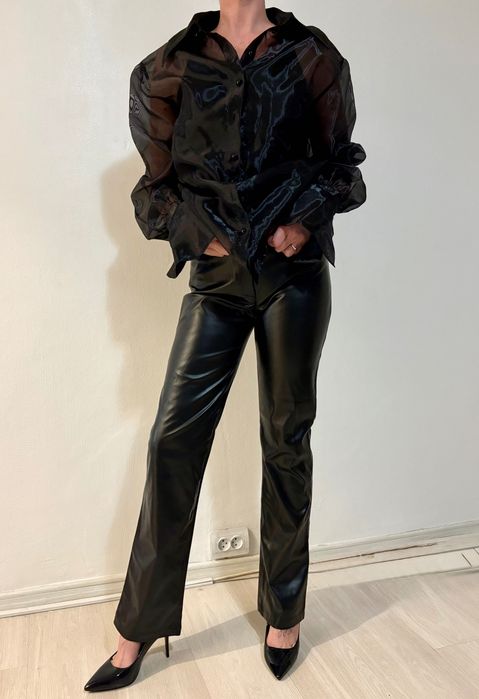 Cămașă nouă și elegantă, din organza “Oversize”