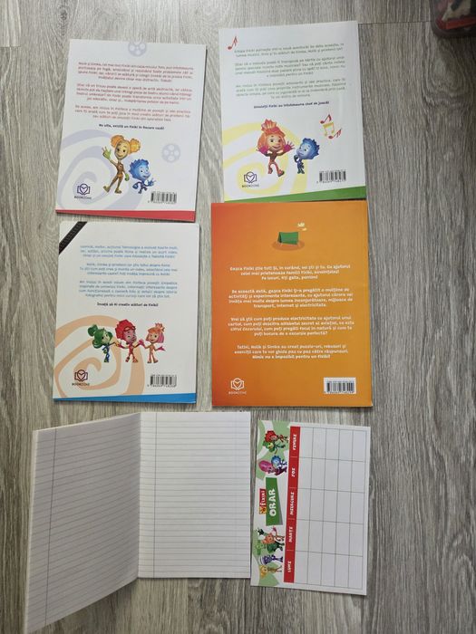 Carti Fixiki, ca noi, caiet completat aprox 25%