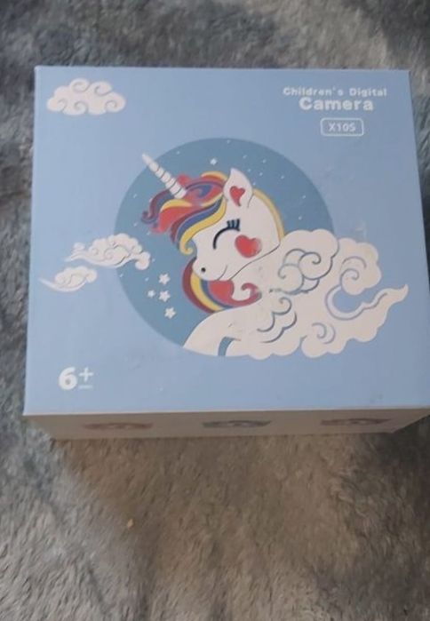 Aparat foto digital pentru copii cu unicorn card/stik  curea gât nou