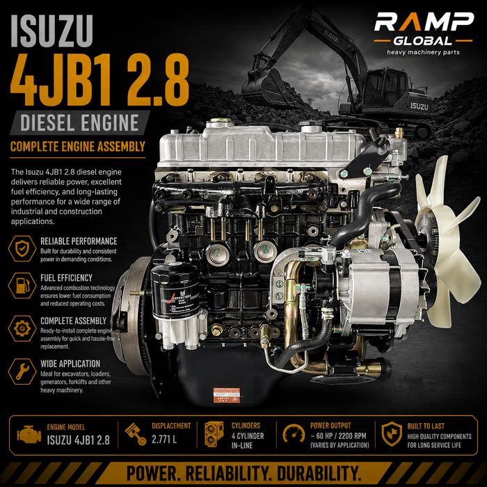 Двигатель Isuzu 4JB1