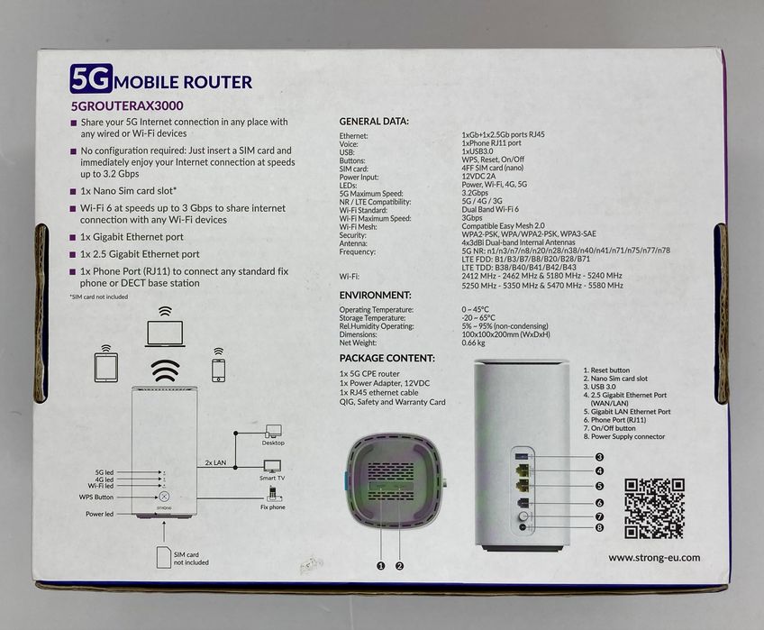Strong 5G Mobile Router AX3000