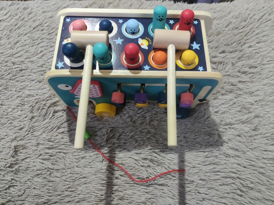 Игрушка Автобус стучалка 4 в 1