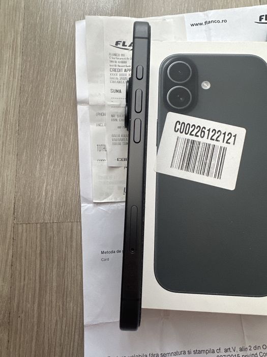 iPhone 17 256GB Black - ca nou - pachet complet + husa - Factura + Garantie