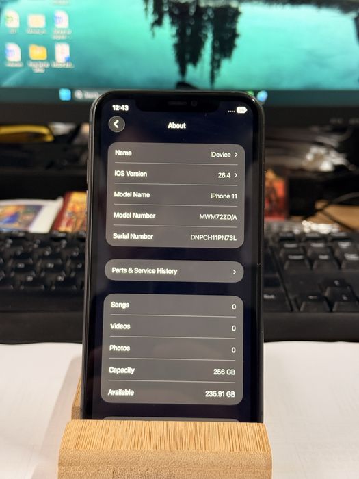 Iphone 11, black, 256 GB