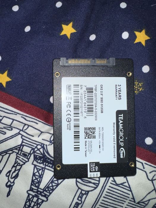 Kingston 120GB, SSD модель GX2 от Team Group.