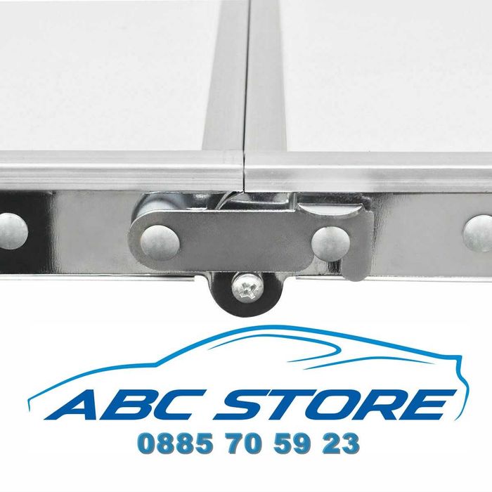 Алуминиева Сгъваема Маса + 4 Стола 120x60  за пикник къмпинг градина