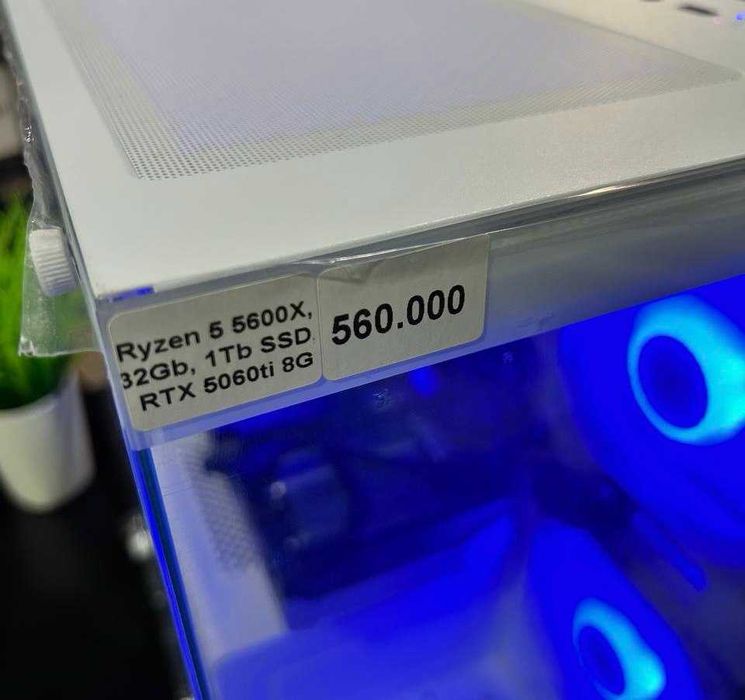Новый PC! Ryzen 5! RTX 5060ti !C гарантией!