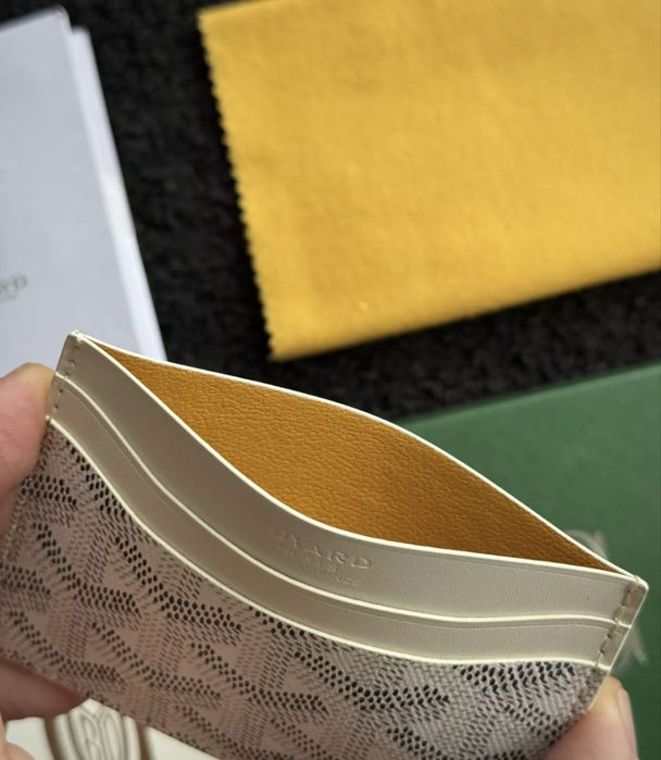 Goyard Saint Sulpice Card Holder – White