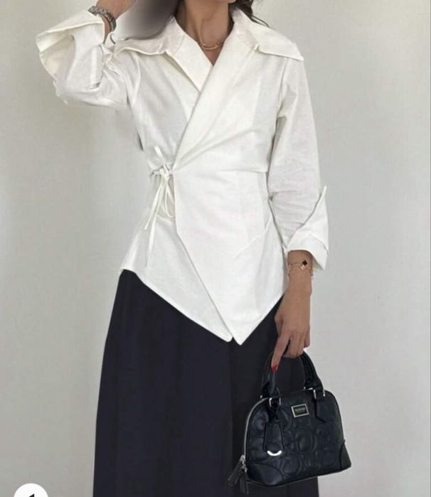 Блузка S чисто бяла, чисто нова