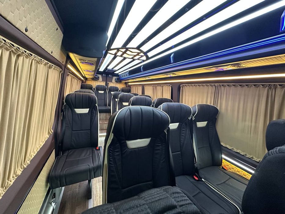 Mikroavtobus , Mercedes, Sprinter 18 kishilik, transfer xizmati,  н