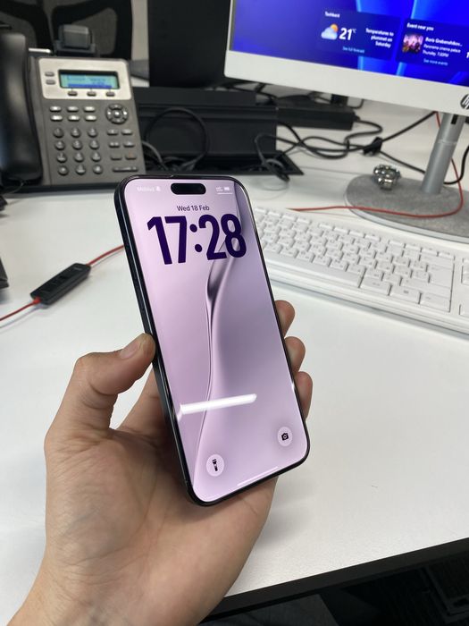 Iphone 15 pro max dark blue titanuim