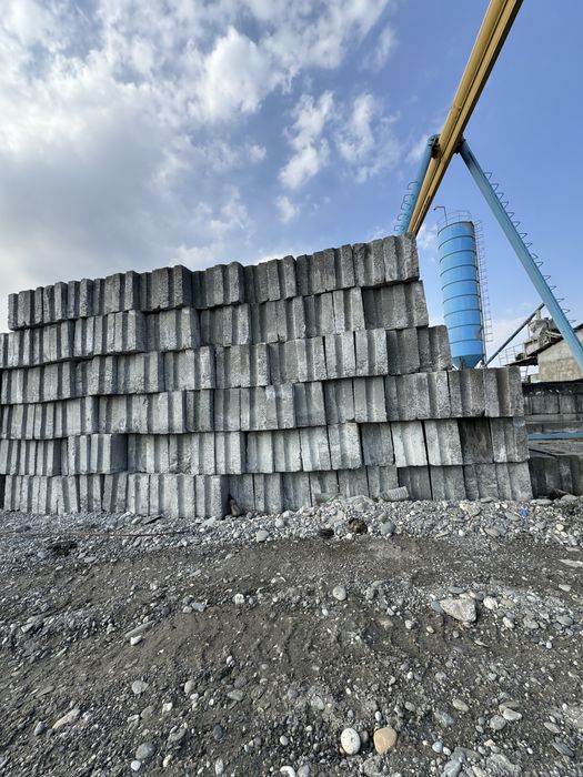 Плита. Фундамент блок. Шлака блок. Тайор бетон. Кум Шебен.