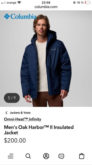 Geaca de iarna Columbia M Noua