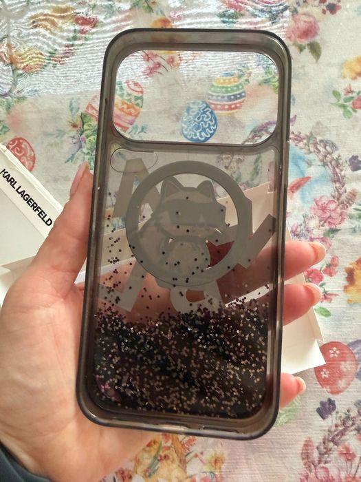 Калъф за Iphone 17 pro max Karl Lagerfeld Case Glitter