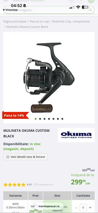 Mulineta Okuma Custom Black