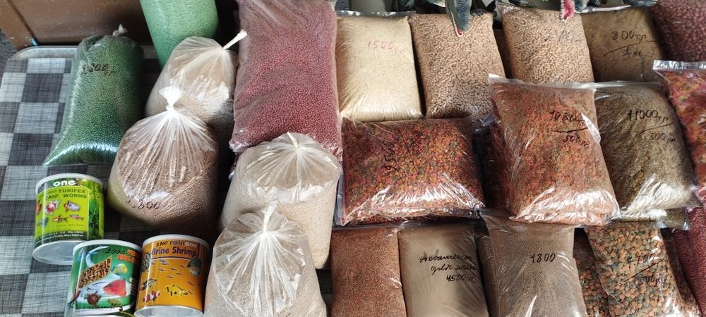 Корма для аквариумных рыбок