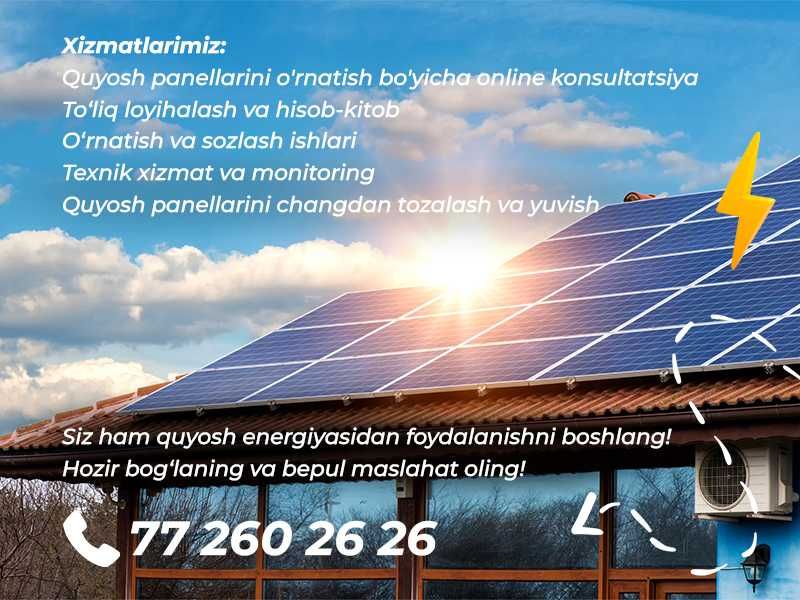Солнечные панели | Quyosh panellari | Solar pv module