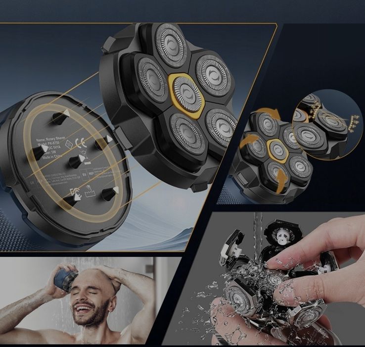 самобръсначка за глава брада 6D